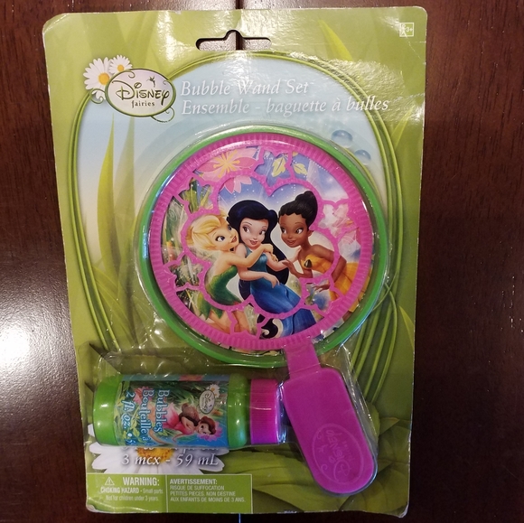 Disney Fairies Bubble Wand Set. NEW!